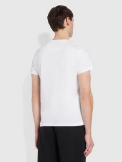 Farah CLOTHING Danny Regular Fit Organic Cotton T-Shirt In White