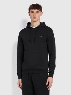Farah Zain Organic Cotton Hoodie In Black CLOTHING