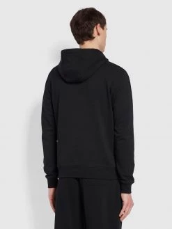Farah Zain Organic Cotton Hoodie In Black CLOTHING