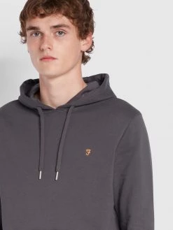 Zain Organic Cotton Hoodie In Farah Grey