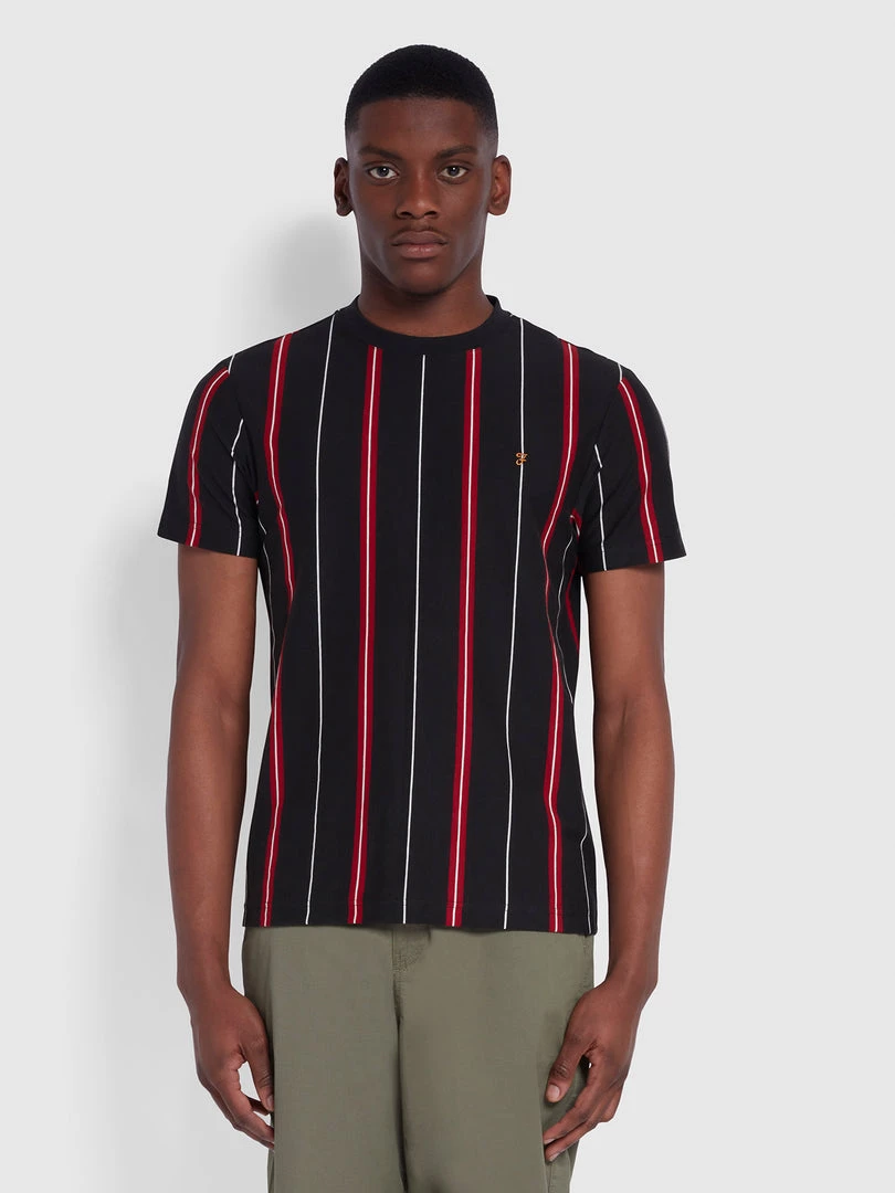 Farah CLOTHING Whylie Slim Fit Organic Cotton T-Shirt In Black 3 Farah CLOTHING Whylie Slim Fit Organic Cotton T-Shirt In Black