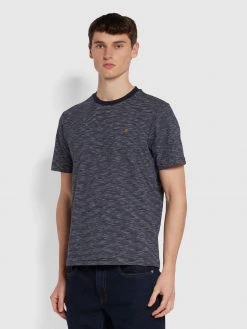 Farah T-Shirts Shane Regular Fit Organic Cotton T-Shirt In True Navy