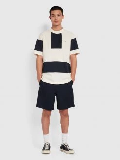 Farah Salford Slim Fit Organic Cotton T-Shirt In True Navy 7 Farah Salford Slim Fit Organic Cotton T-Shirt In True Navy