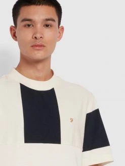 Farah Salford Slim Fit Organic Cotton T-Shirt In True Navy 8 Farah Salford Slim Fit Organic Cotton T-Shirt In True Navy