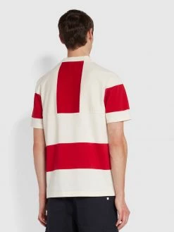 Farah T-Shirts Salford Slim Fit Organic Cotton T-Shirt In Red Ochre