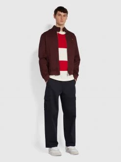 Farah T-Shirts Salford Slim Fit Organic Cotton T-Shirt In Red Ochre