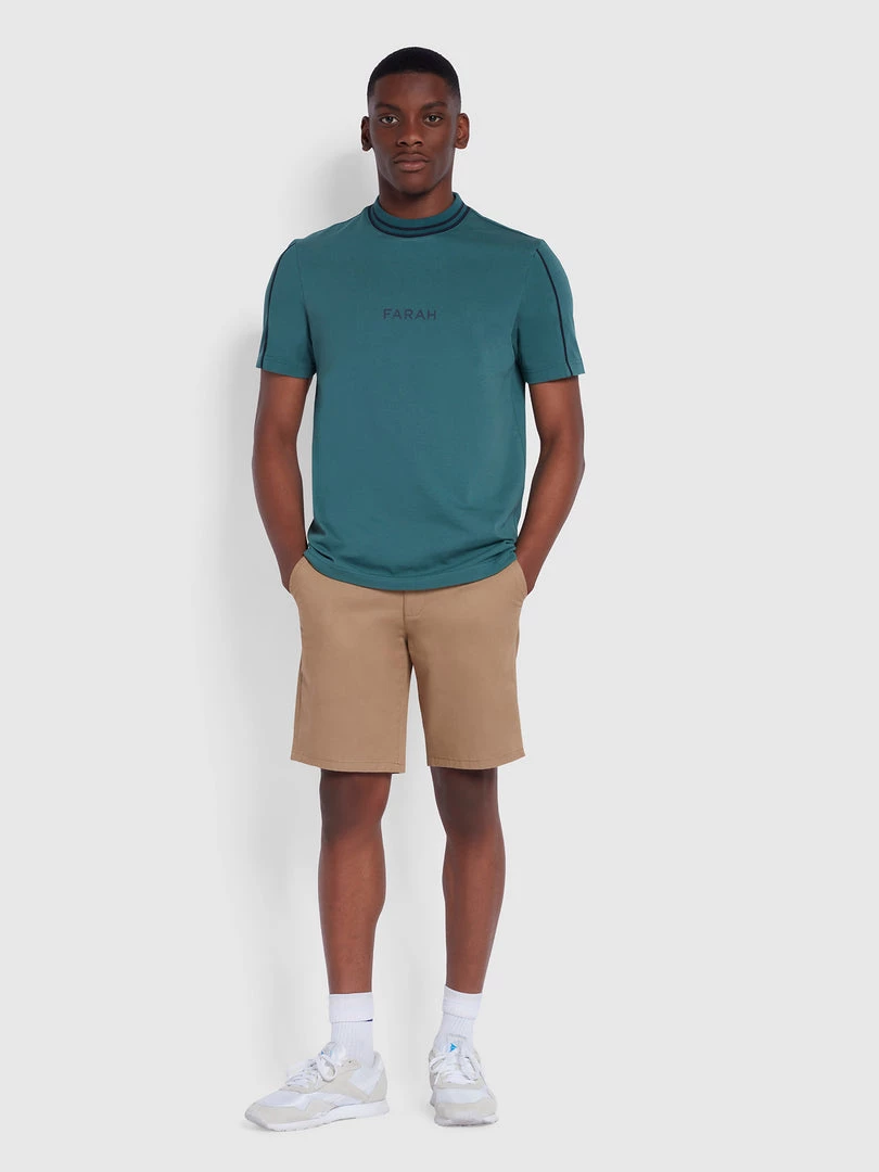 Farah Chain Regular Fit Organic Cotton T-Shirt In Pine Green T-Shirts 7 Farah Chain Regular Fit Organic Cotton T-Shirt In Pine Green T-Shirts