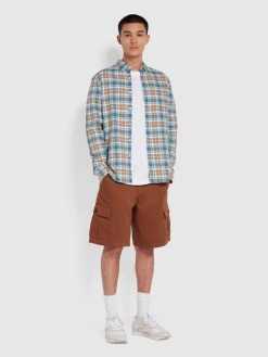 Farah Trafford Slim Fit Organic Cotton T-Shirt In White