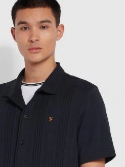 Farah Townshend Regular Fit Polo Shirt In True Navy 9 Farah Townshend Regular Fit Polo Shirt In True Navy