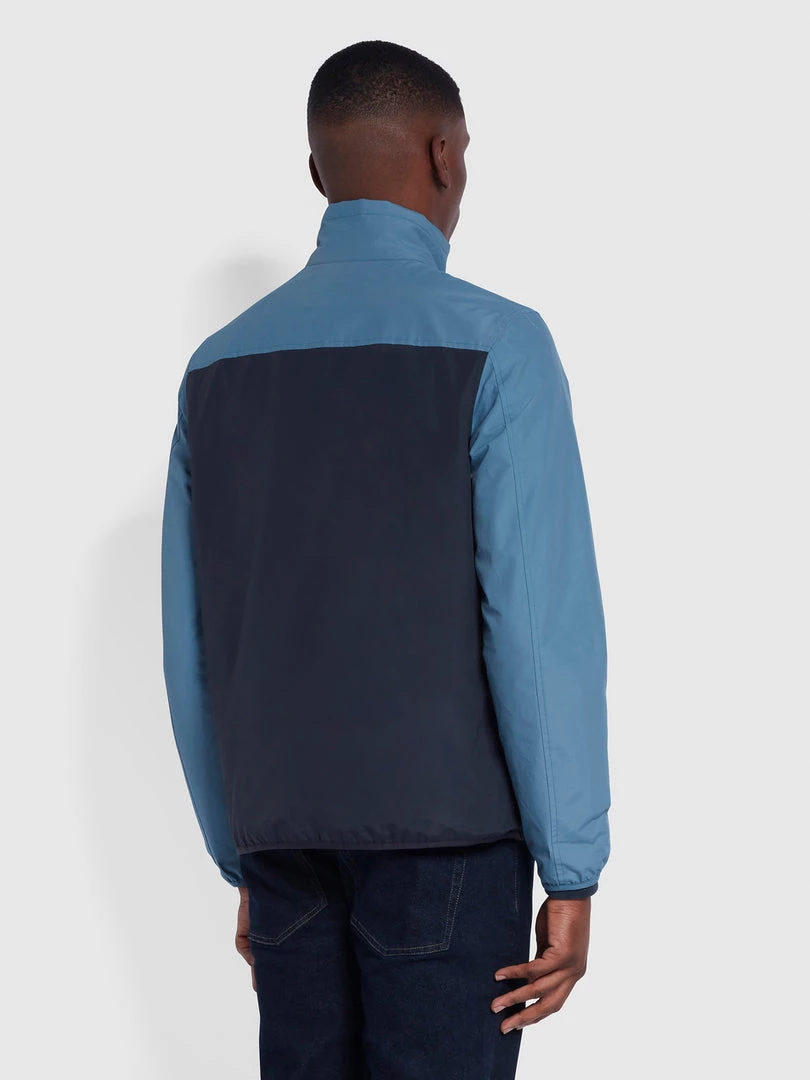 Farah Jeans Washington Jacket In Saxe/True Navy 6 Farah Jeans Washington Jacket In Saxe/True Navy