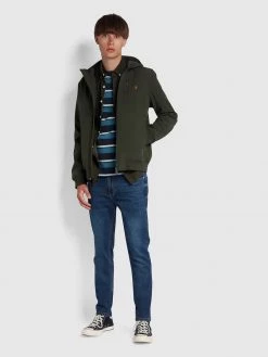 Farah Jeans Rudd Soft Shell Coat In Evergreen