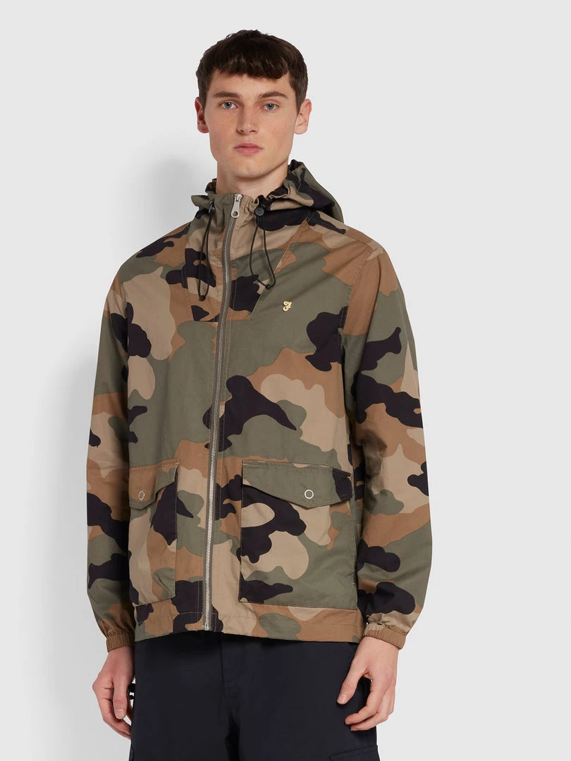 Farah Marr Camo Parka Jacket In Vintage Green Jeans 3 Farah Marr Camo Parka Jacket In Vintage Green Jeans