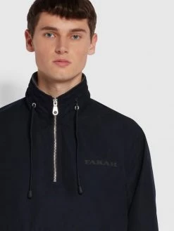 Farah Heaton Overhead Jacket In True Navy Jackets And Coats
