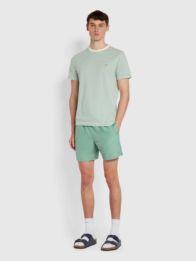 Farah CLOTHING Colbert Swim Shorts In Jade Green 4 Farah CLOTHING Colbert Swim Shorts In Jade Green
