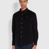 Farah Bowery Casual Fit Organic Cotton Shirt In Black CLOTHING