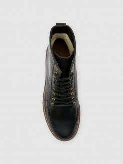 Farah Pantego Deck Boot In Jet Black 10 Farah Pantego Deck Boot In Jet Black