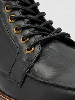 Farah Pantego Deck Boot In Jet Black 11 Farah Pantego Deck Boot In Jet Black