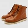 Farah Pantego Deck Boot In Tan Jeans