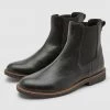 Farah Jeans Mansfield Chelsea Boot In Jet Black