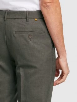 Farah Farah Mainline Roachman Flexi Waist Trousers In Taupe Marl