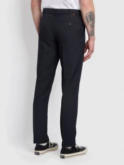 Farah Farah Mainline Roachman Flexi Waist Trousers In Navy 9 Farah Farah Mainline Roachman Flexi Waist Trousers In Navy