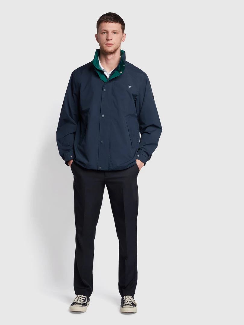 Farah Farah Mainline Roachman Flexi Waist Trousers In Navy 4 Farah Farah Mainline Roachman Flexi Waist Trousers In Navy