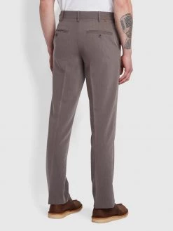 Farah Roachman 4 Way Stretch Trousers In Grey