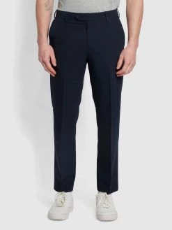 Farah CLOTHING Roachman 4 Way Stretch Trousers In Navy