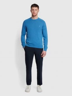 Farah CLOTHING Roachman 4 Way Stretch Trousers In Navy