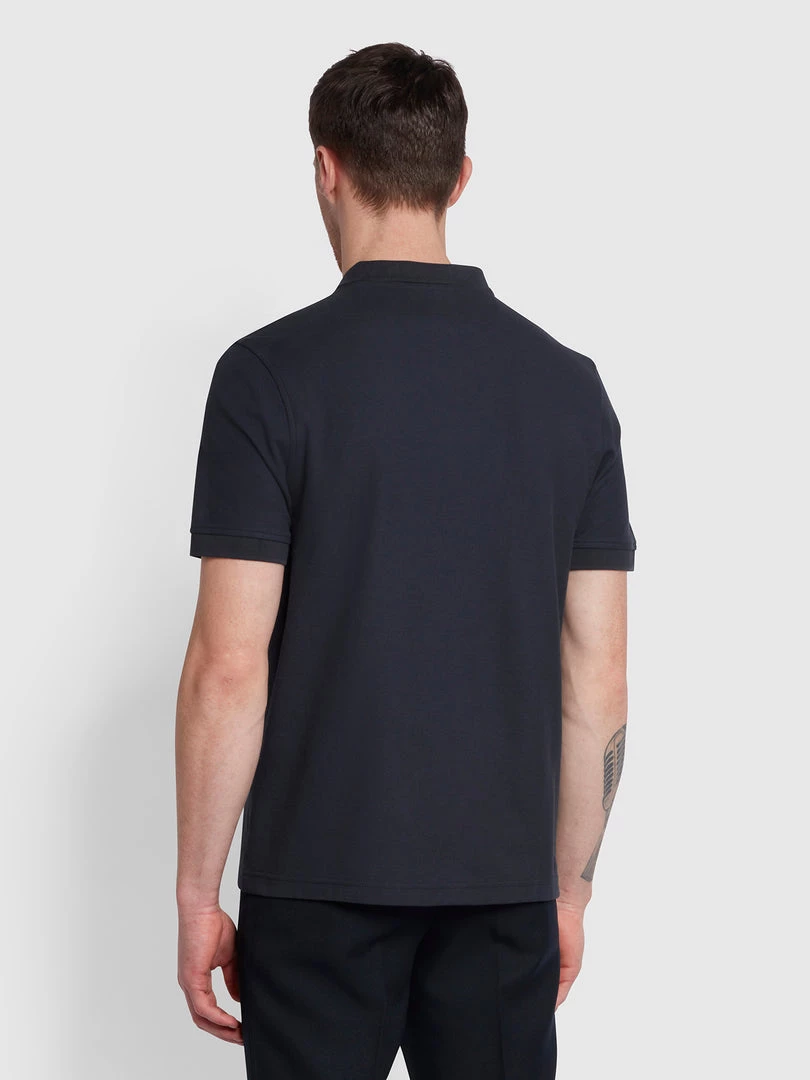 Farah Cove Short Sleeve Polo Shirt In True Navy 6 Farah Cove Short Sleeve Polo Shirt In True Navy