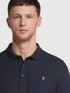 Farah Cove Short Sleeve Polo Shirt In True Navy 8 Farah Cove Short Sleeve Polo Shirt In True Navy