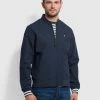 Farah Farah Mainline Slade Bomber Jacket In True Navy
