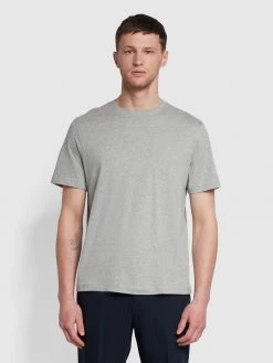 Farah Eddie Short Sleeve T-Shirt In Rain Heather