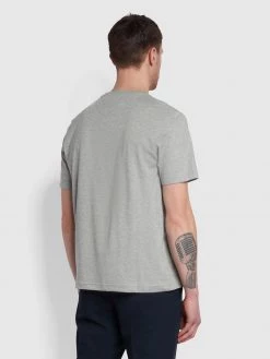 Farah Eddie Short Sleeve T-Shirt In Rain Heather