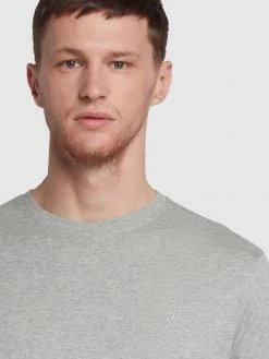 Farah Eddie Short Sleeve T-Shirt In Rain Heather