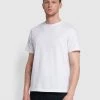 Farah Eddie Short Sleeve T-Shirt In White Farah Mainline