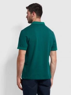 Farah Farah Mainline Lloyd Polo Shirt In Getty Green