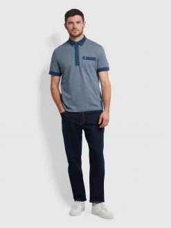 Lloyd Polo Shirt In Farah Teal Farah Mainline