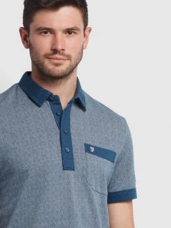 Lloyd Polo Shirt In Farah Teal Farah Mainline
