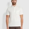 Farah Jeremy Polo Shirt In Off White