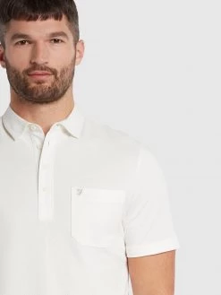Farah Jeremy Polo Shirt In Off White