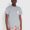 Farah Preston Regular Fit Organic Cotton T-Shirt In Grey Marl T-Shirts 2 Farah Preston Regular Fit Organic Cotton T-Shirt In Grey Marl T-Shirts