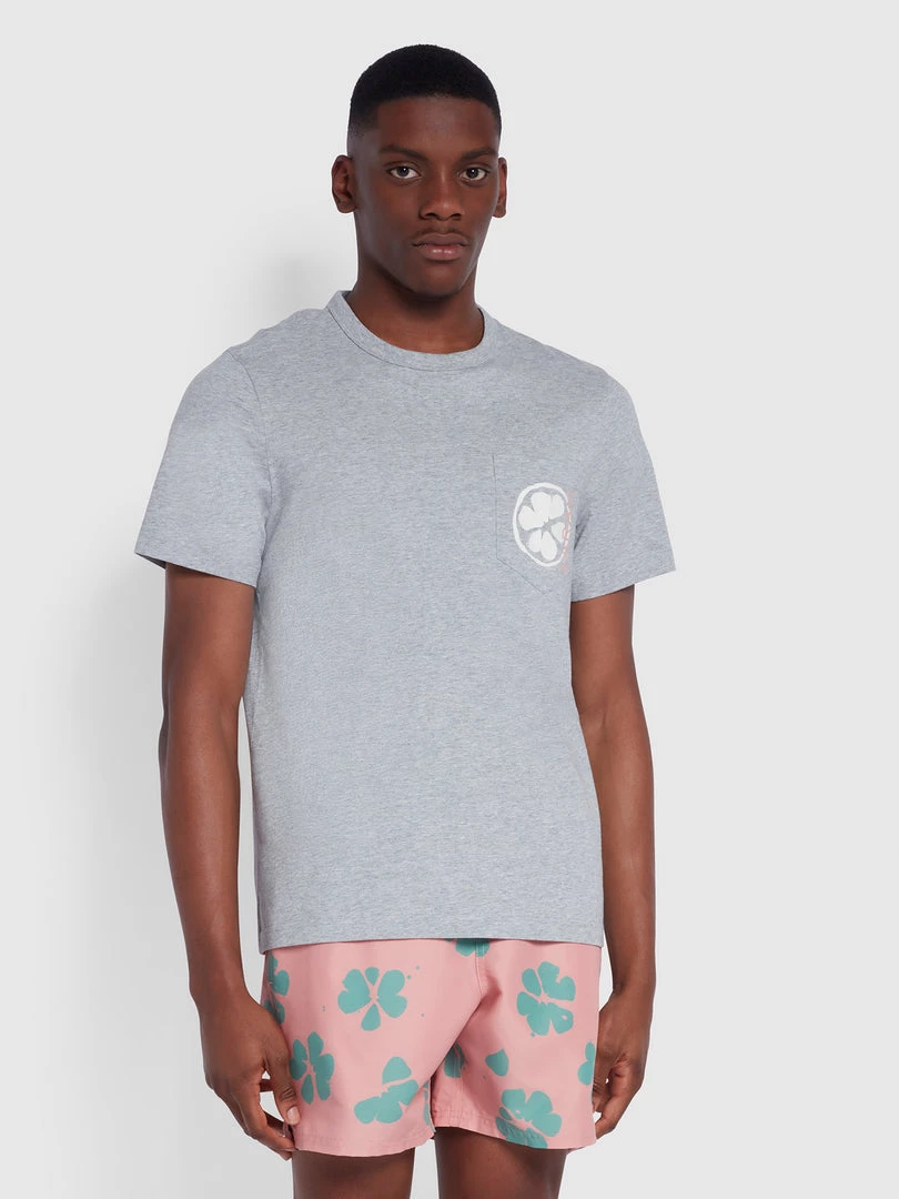Farah Preston Regular Fit Organic Cotton T-Shirt In Grey Marl T-Shirts 3 Farah Preston Regular Fit Organic Cotton T-Shirt In Grey Marl T-Shirts
