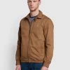 Farah Bloomsbury Harrington Jacket In Tobacco