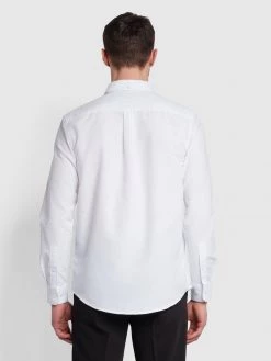 Farah Drayton Oxford Shirt In White 9 Farah Drayton Oxford Shirt In White