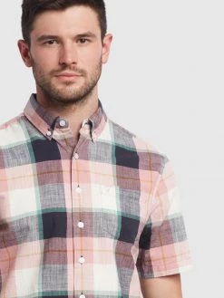 Farah Kasmin Check Shirt In Pastel Pink 9 Farah Kasmin Check Shirt In Pastel Pink