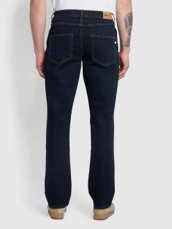 Farah Lawson Regular Fit Stretch Jeans In Rd Rinse Denim