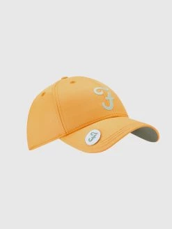 Farah Reno Golf Cap With Ball Marker In Apricot Jeans