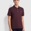 CLOTHING Blanes Slim Fit Organic Cotton Polo Shirt In Farah Red