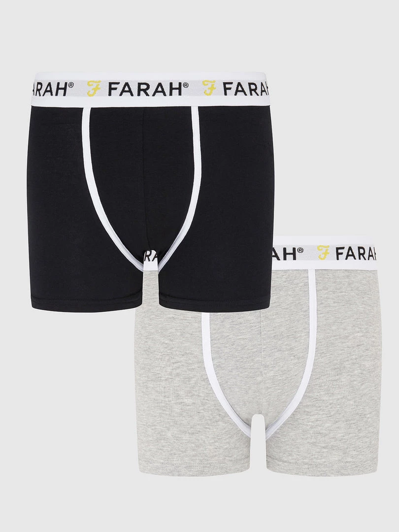 Farah Elkton 2 Pack Boxers In Assorted Colours Jeans 3 Farah Elkton 2 Pack Boxers In Assorted Colours Jeans